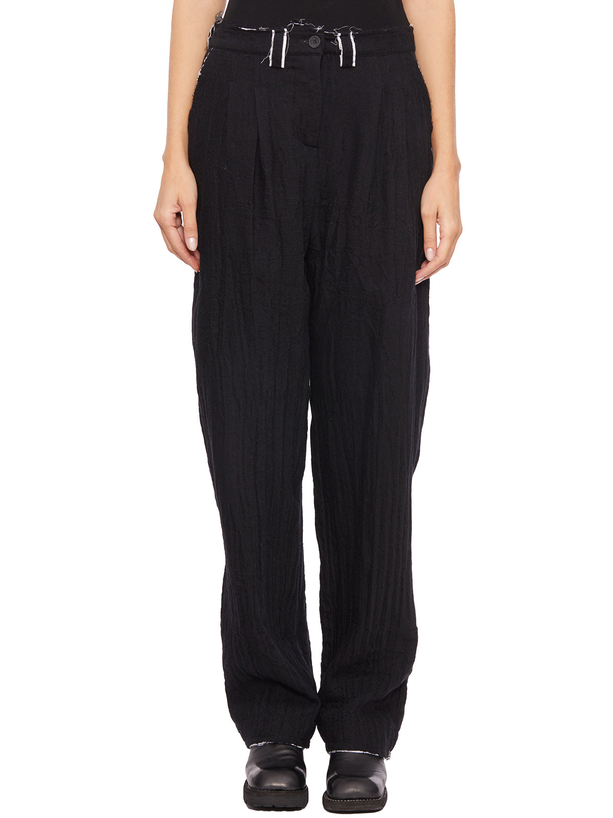 NOSTRASANTISSIMA Wide-Leg Trousers Size 40