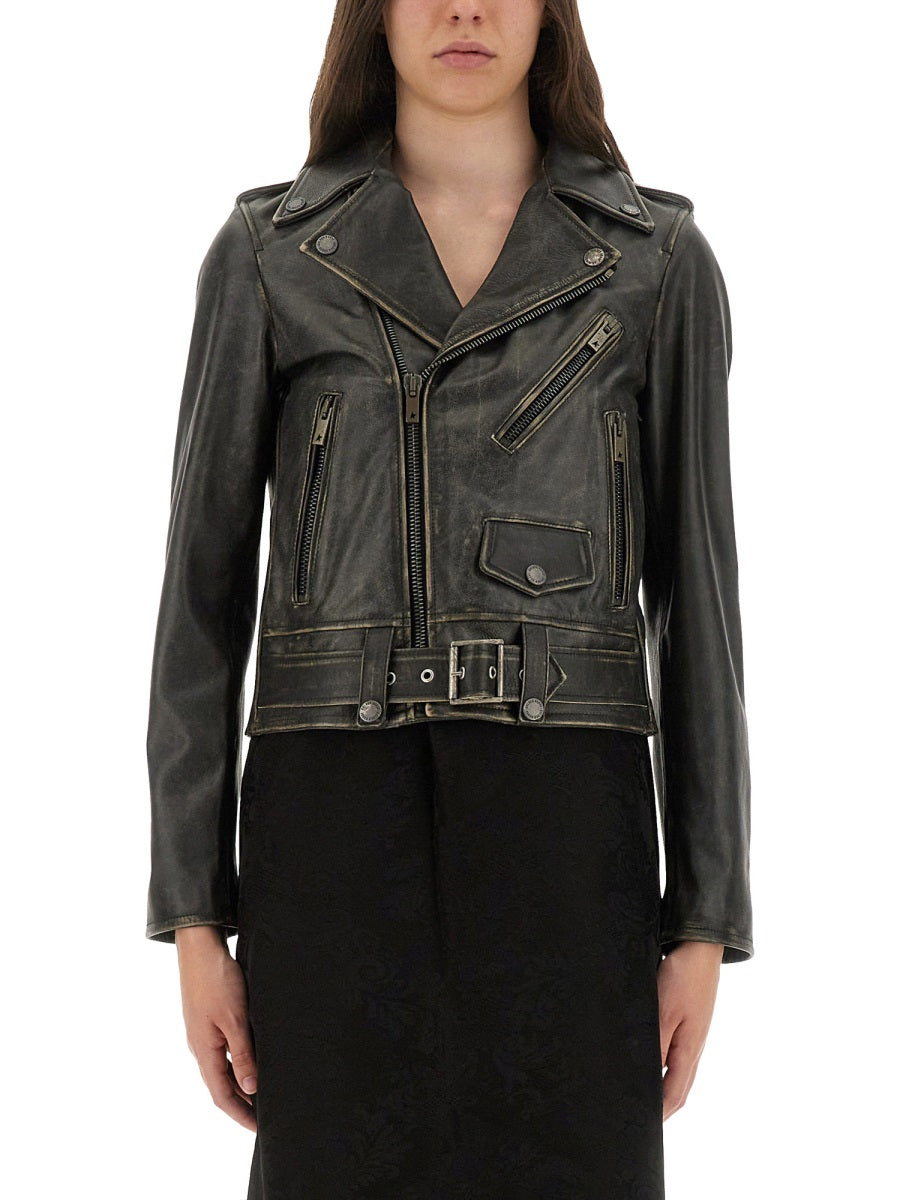 GOLDEN GOOSE Women's Leather Jacket - FW25 Collection