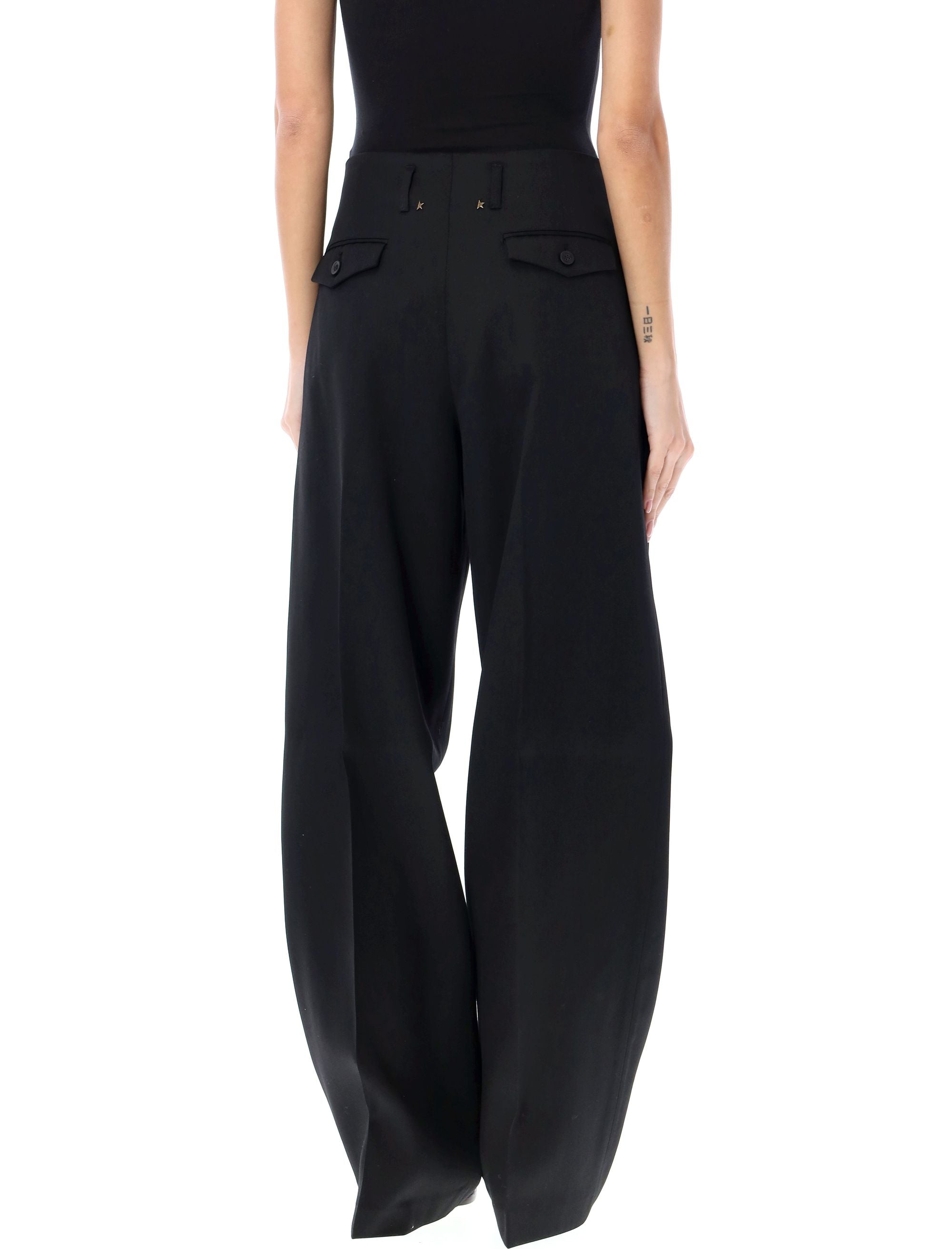 GOLDEN GOOSE Flavia Wide Leg Pants - Size 40