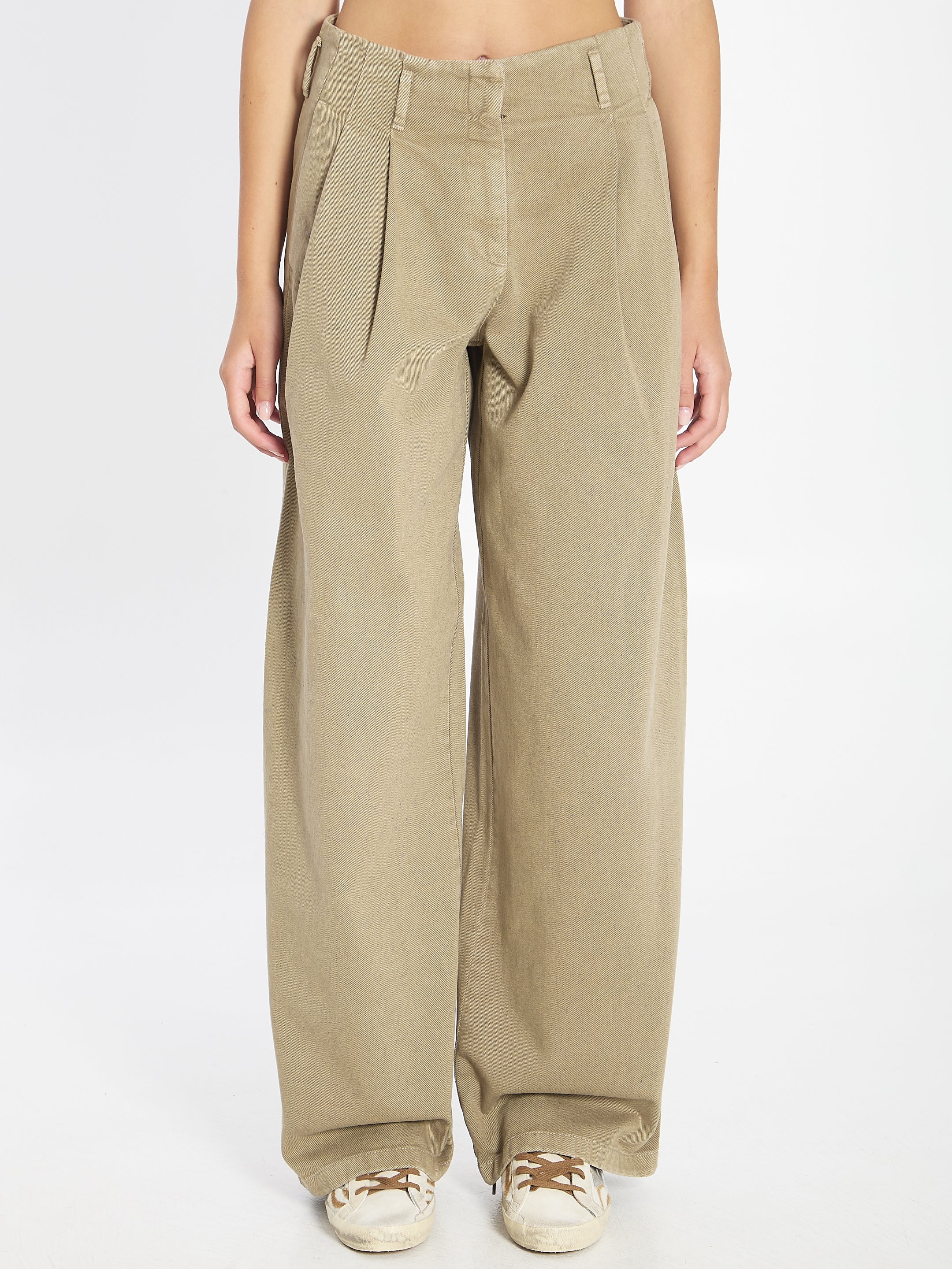 GOLDEN GOOSE Oversized Wide Leg Pants