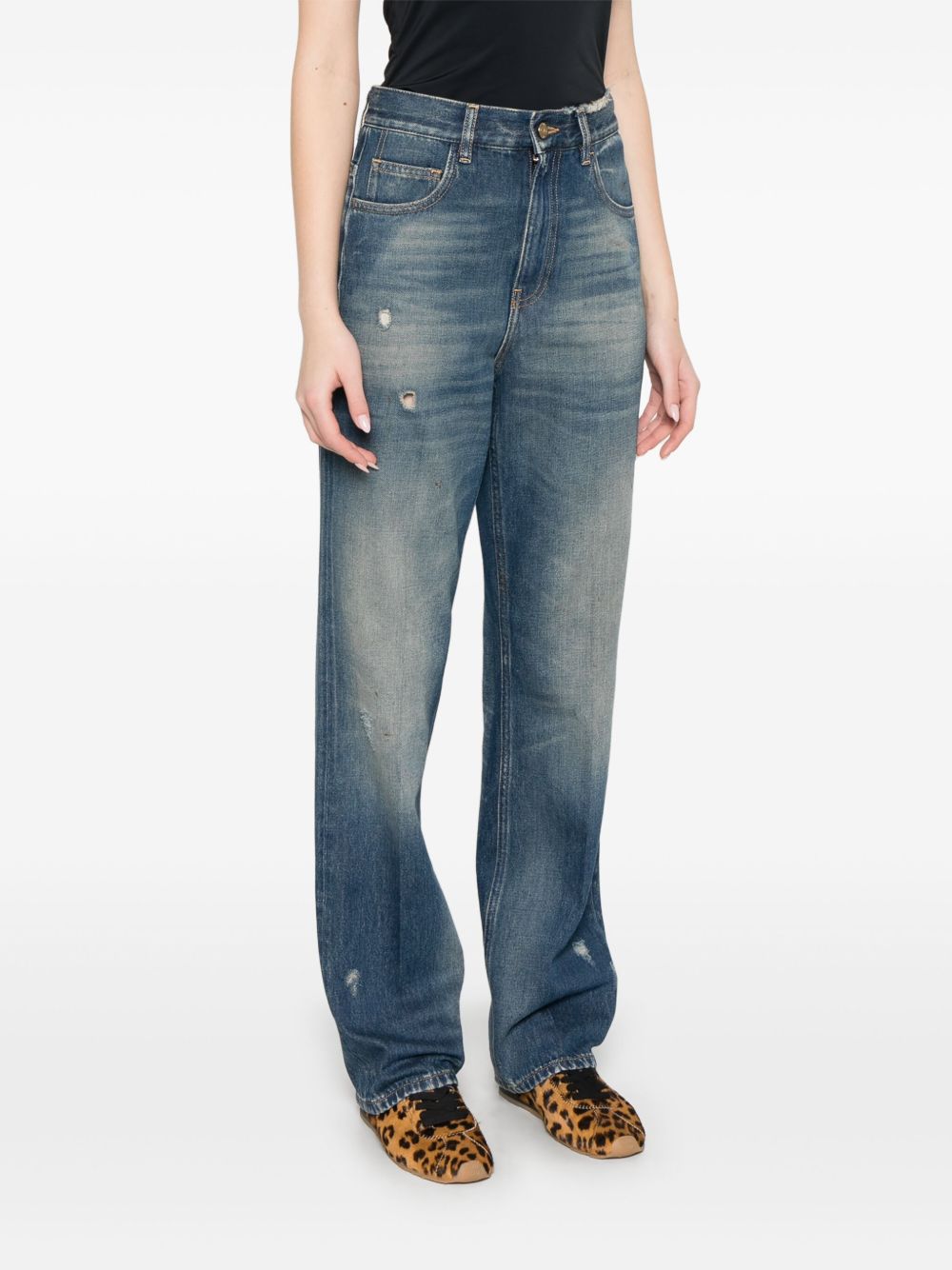 GOLDEN GOOSE Cutting-Edge Denim Cotton Jeans for Women