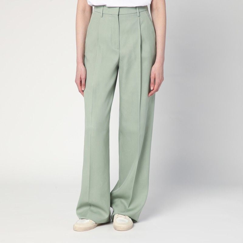 GOLDEN GOOSE Wide-Leg Wool Trousers for Women - SS25