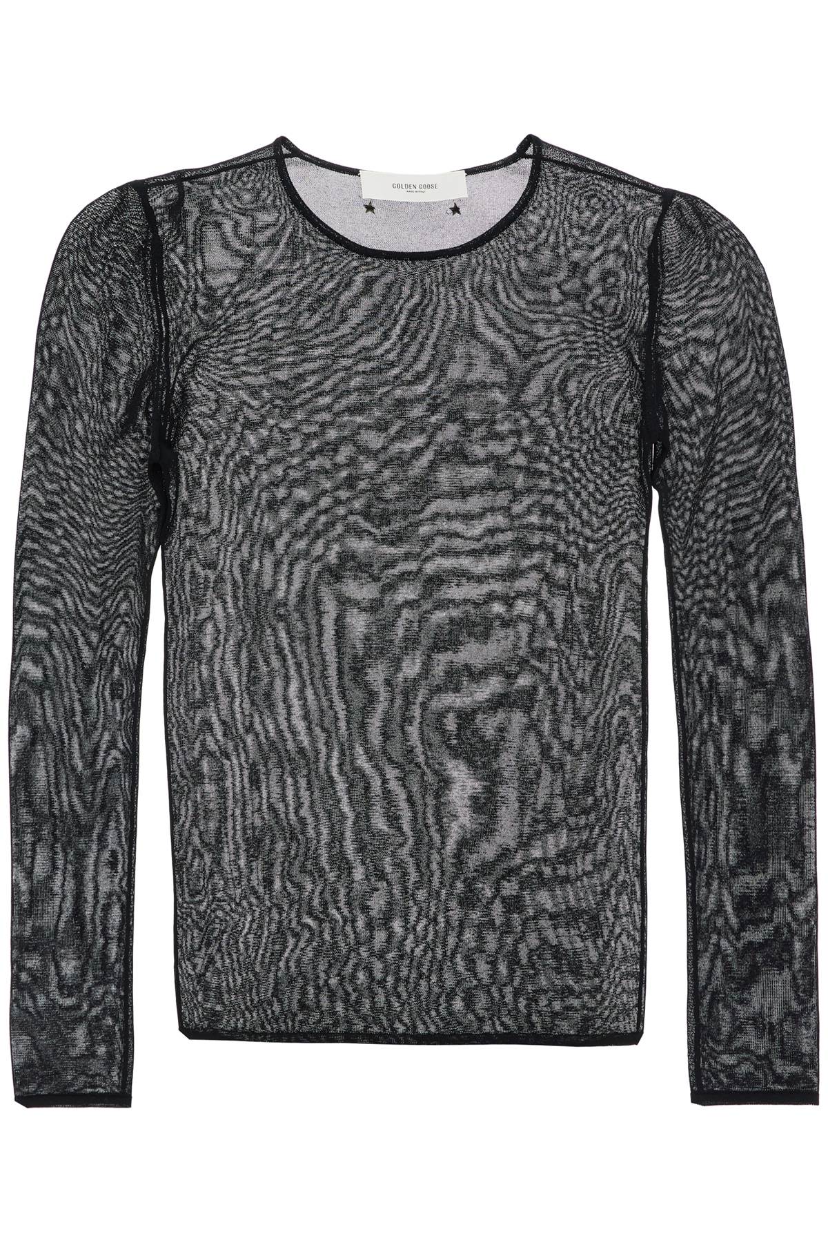 GOLDEN GOOSE Semi-Transparent Round-Neck Sweater for Women