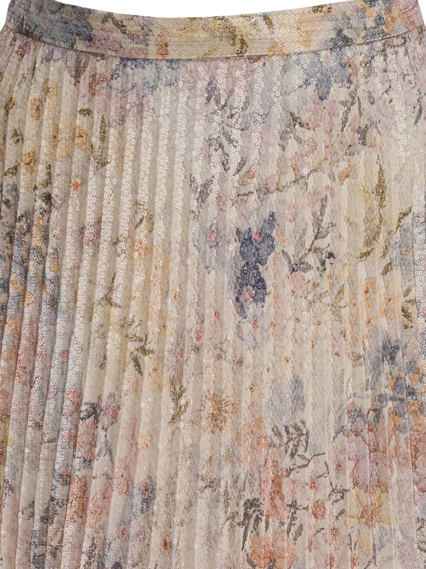 GOLDEN GOOSE Women's Sequin Plisse Mini Skirt