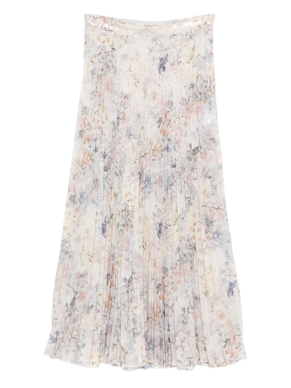 GOLDEN GOOSE Printed Midi Length A-Line Skirt