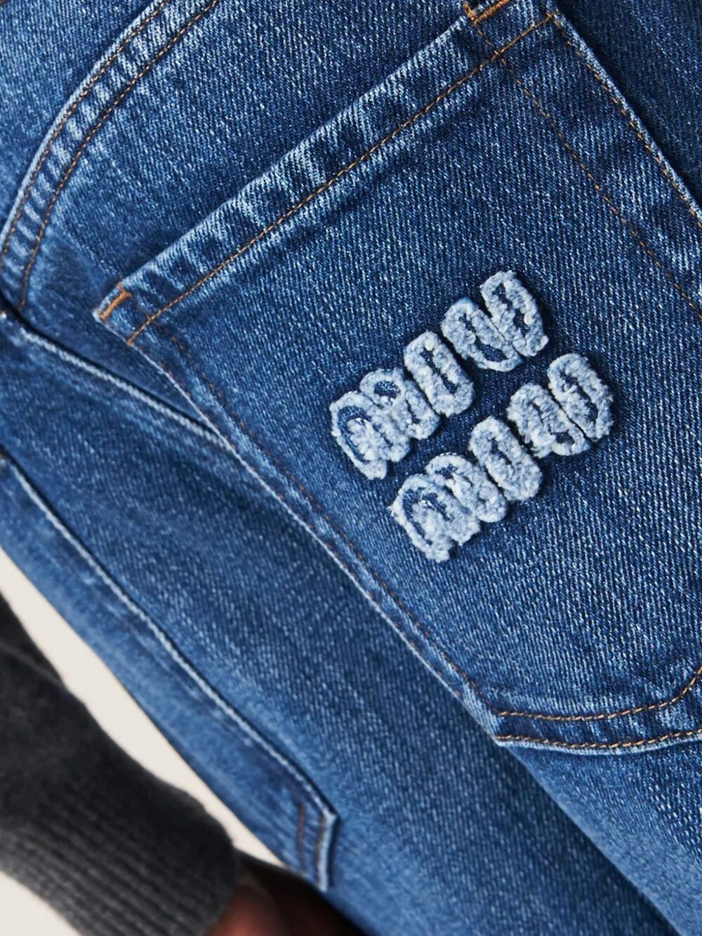 MIU MIU Denim Mini Jeans for Women