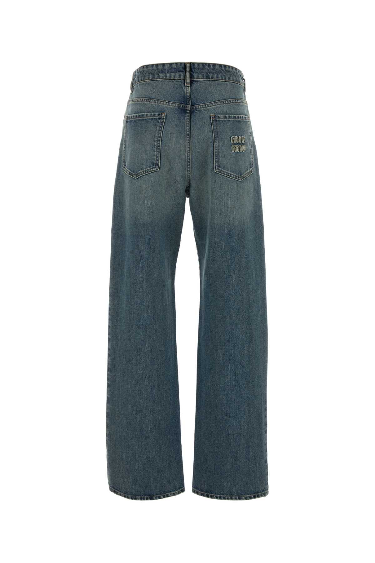 MIU MIU Womens Denim Jeans - Mini Fit