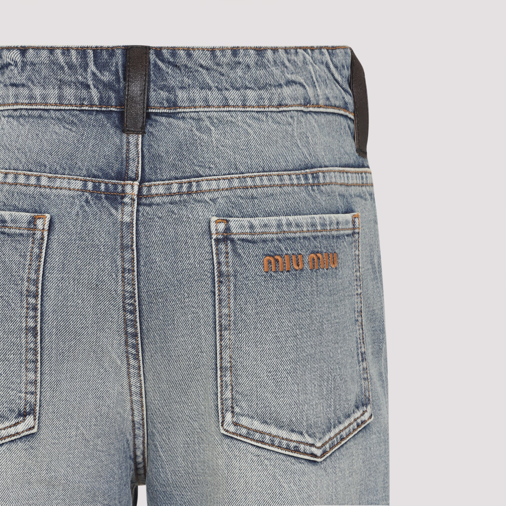 MIU MIU Women's Cotton Jeans - FW25 Collection