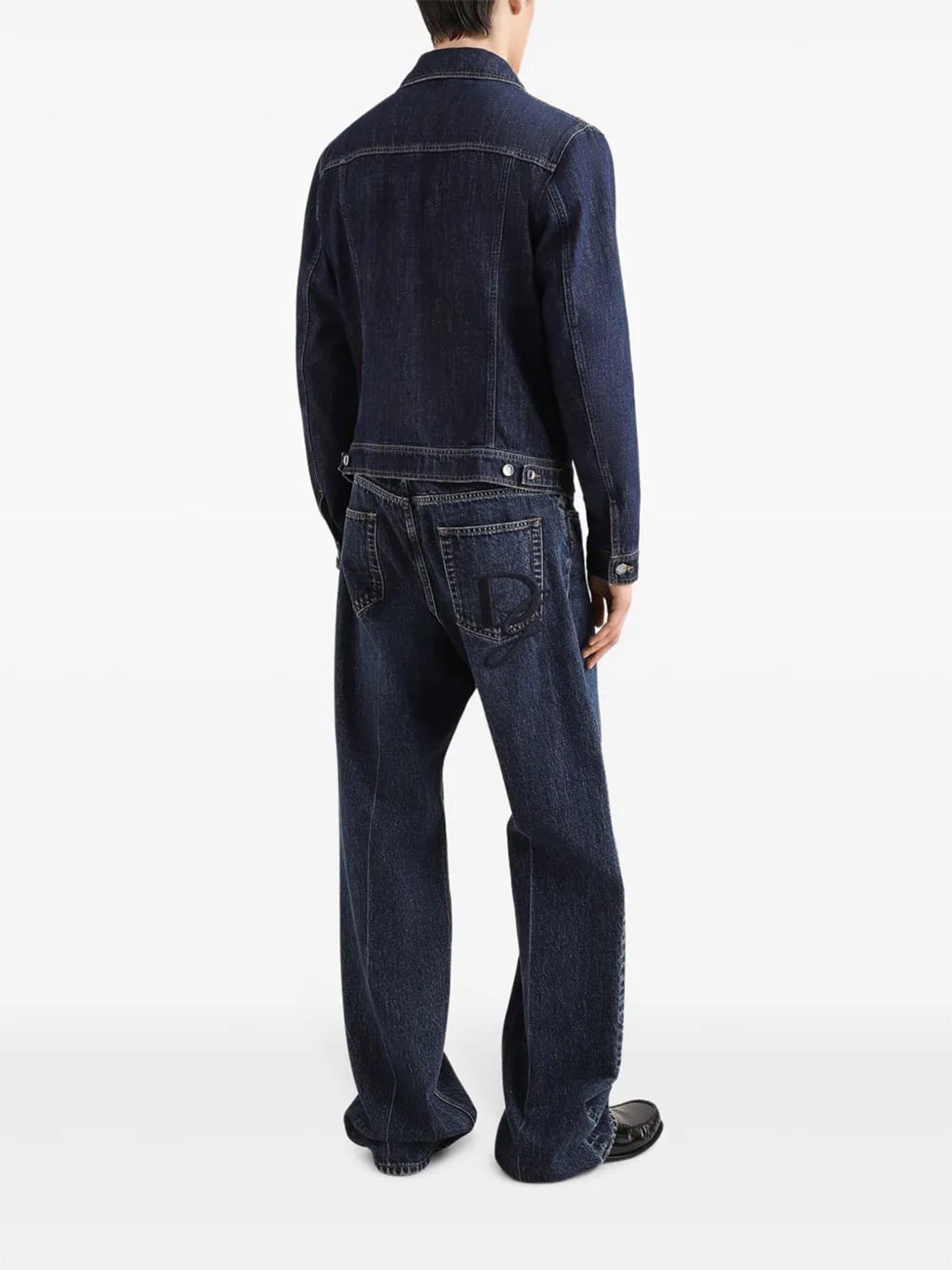 DOLCE & GABBANA Oversized Cotton Jeans for Men