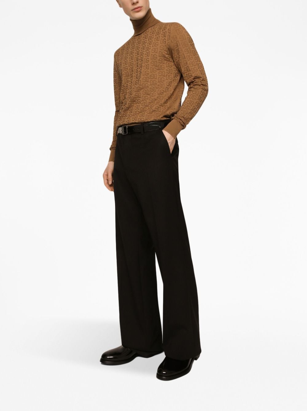 DOLCE & GABBANA Silk Turtleneck Sweater for Men