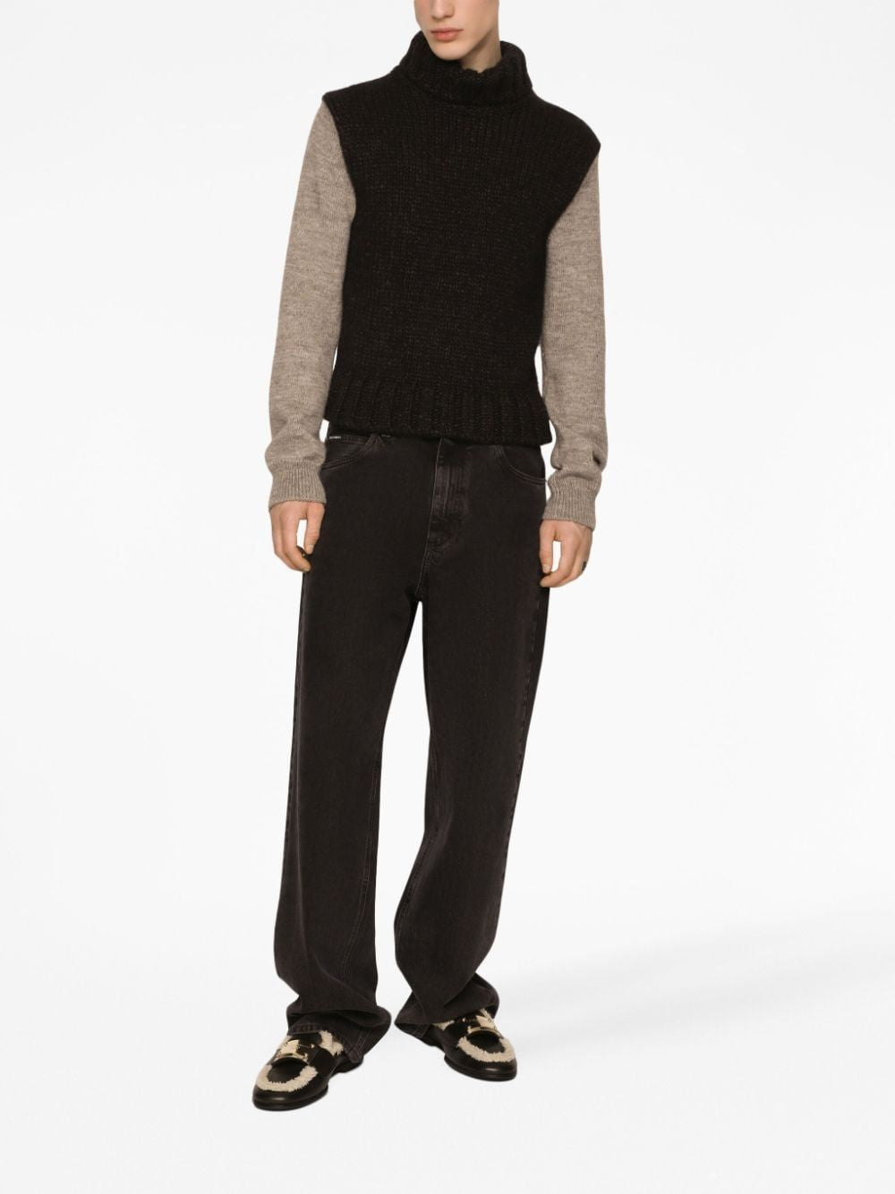 DOLCE & GABBANA Wool Turtleneck Sweater for Men