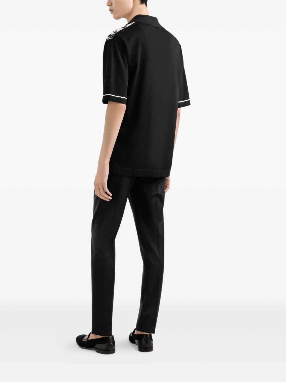 DOLCE & GABBANA Majolica-Print Oversized Shirt - Size S