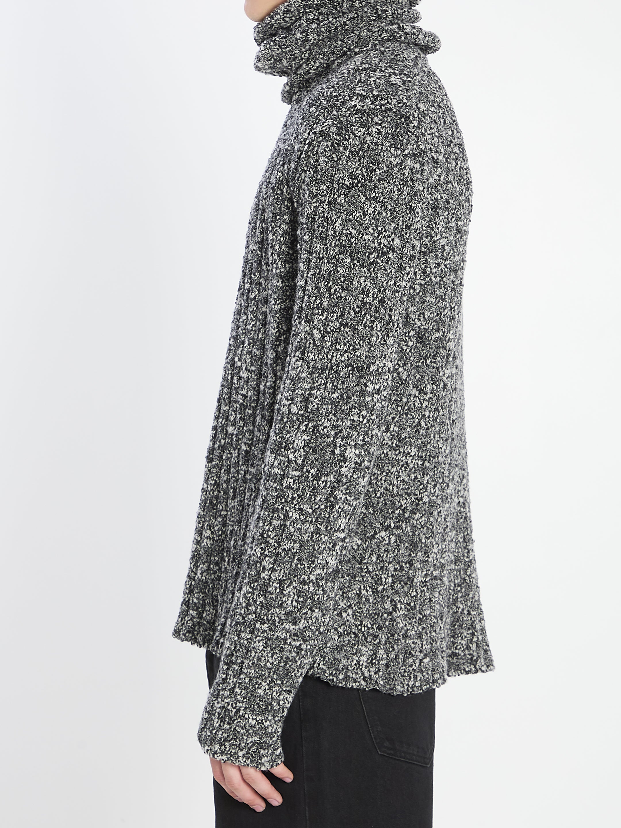 DOLCE & GABBANA Men's Speckled Roll Neck Jumper