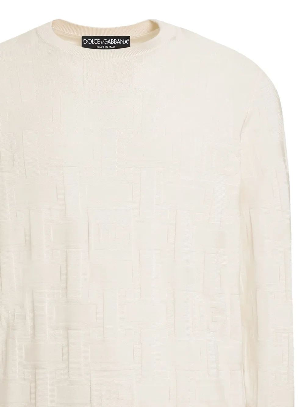 DOLCE & GABBANA Classic Crew Neck Sweater for Men - Medium