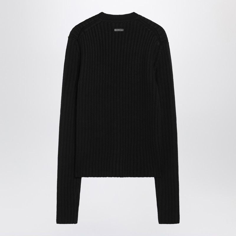DOLCE & GABBANA Ribbed Crewneck Wool Sweater for Men