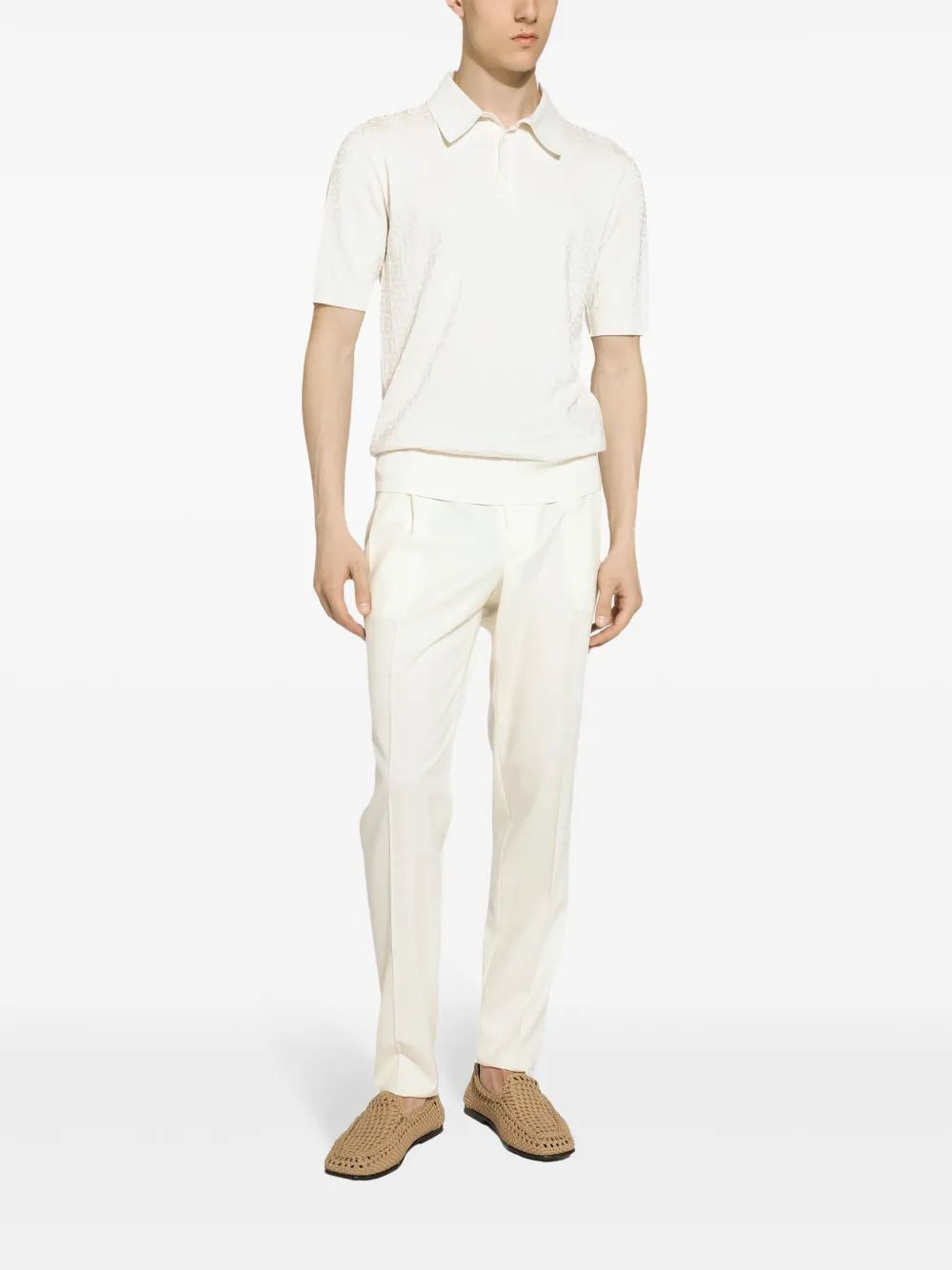 DOLCE & GABBANA Short Sleeve Polo for Men