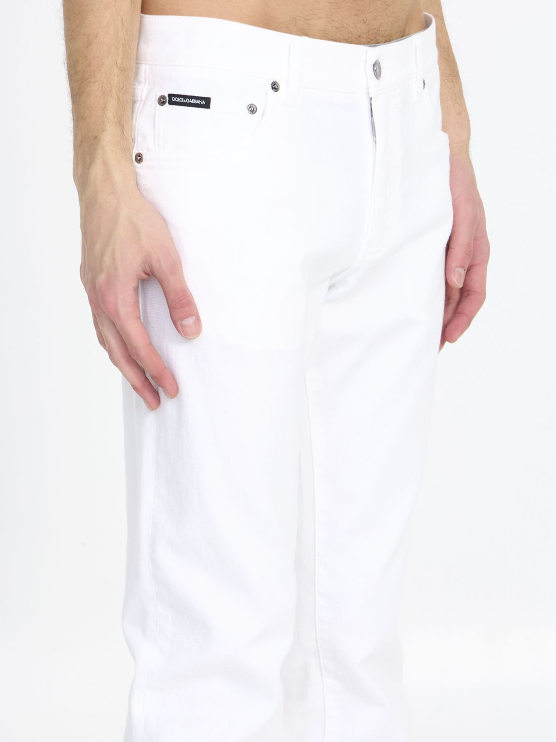 DOLCE & GABBANA Men's Stylish Denim Trousers