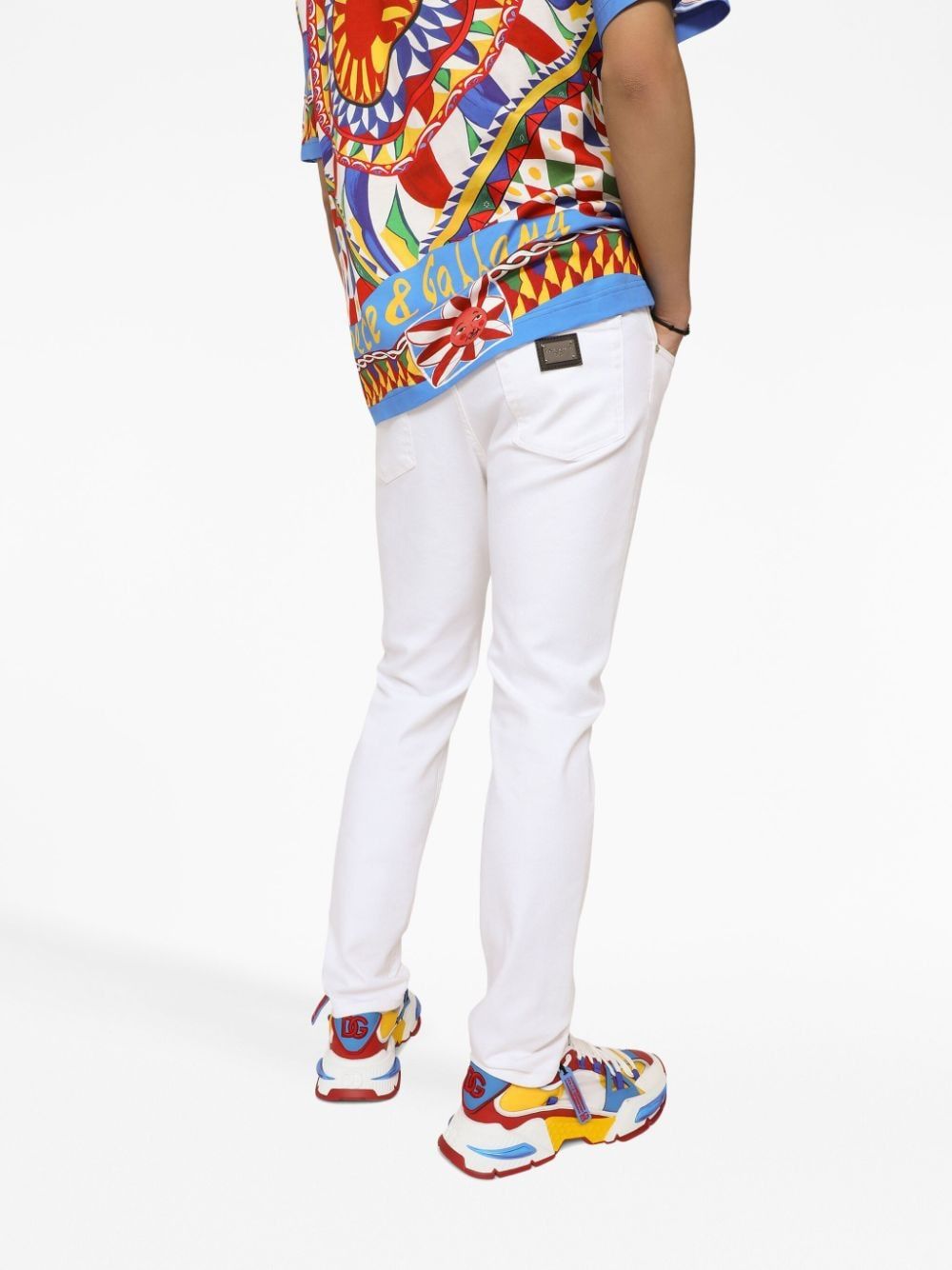 DOLCE & GABBANA Men's Stylish Denim Trousers