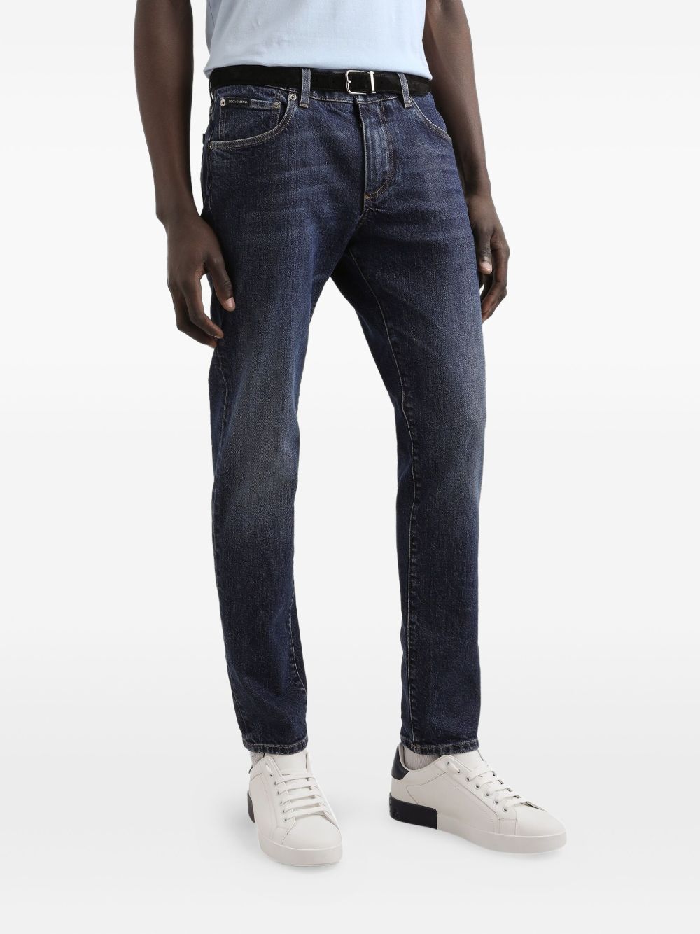 DOLCE & GABBANA Classic Cotton Denim Jeans for Men