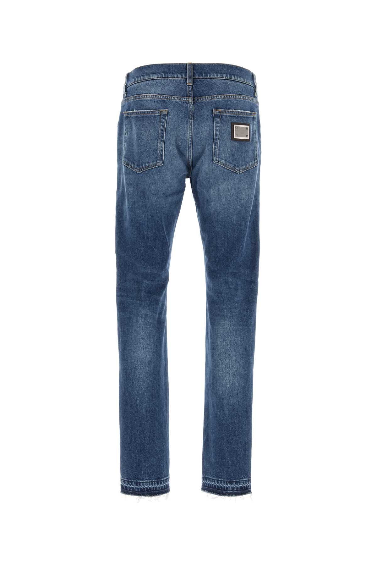 DOLCE & GABBANA Stretch Denim Jeans for Men - FW25 Collection
