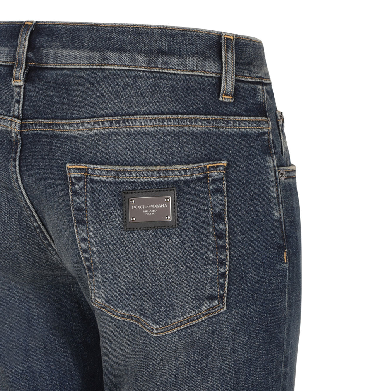 DOLCE & GABBANA Men's Combined Colour Stretch Trousers