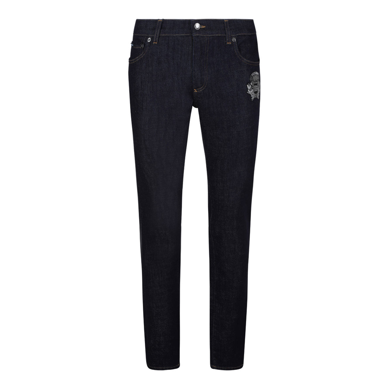 DOLCE & GABBANA Cotton Blend Trousers for Men - Classic Fit