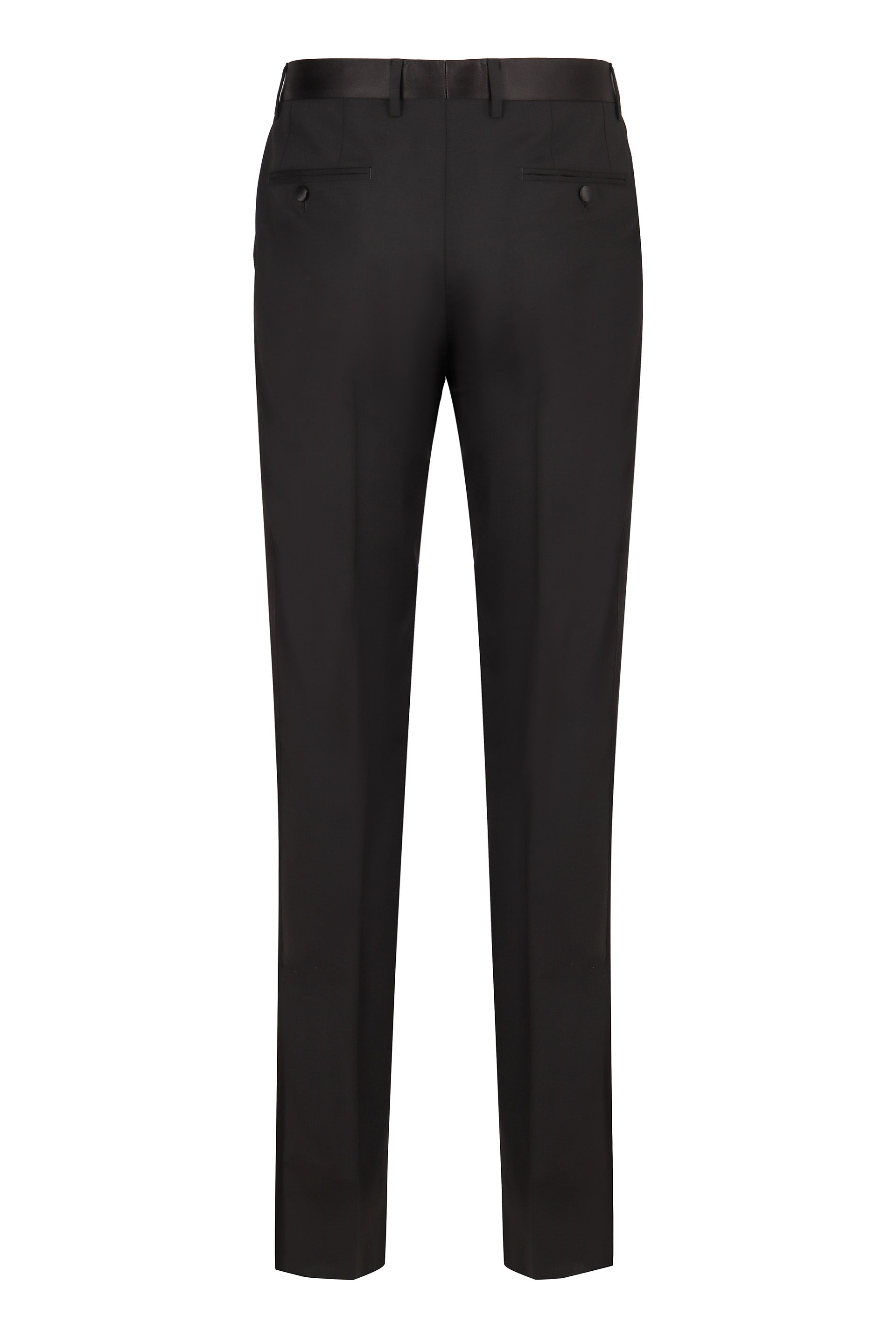 DOLCE & GABBANA Stretch Wool Blend Pants for Men