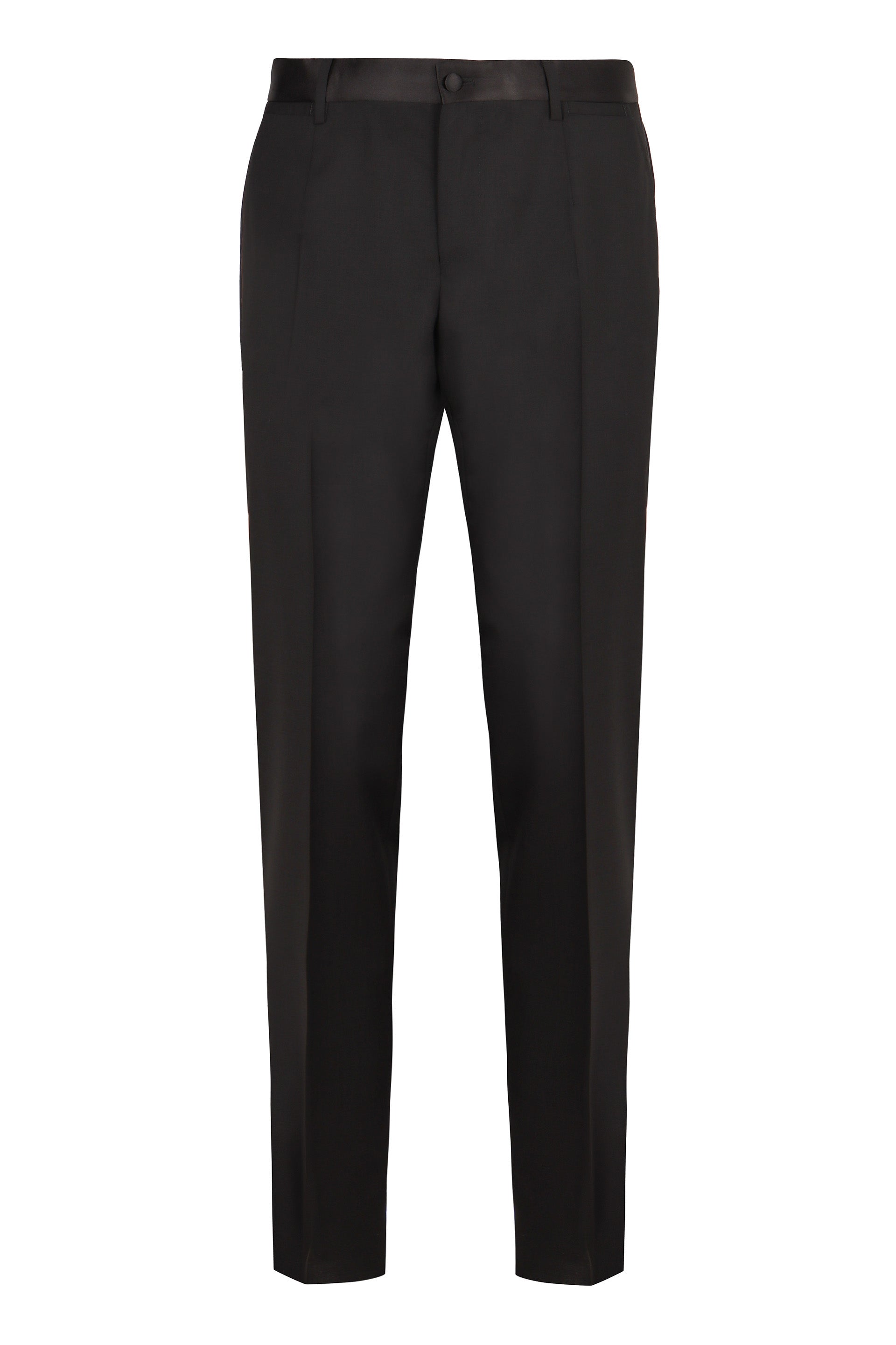 DOLCE & GABBANA Stretch Wool Blend Pants for Men
