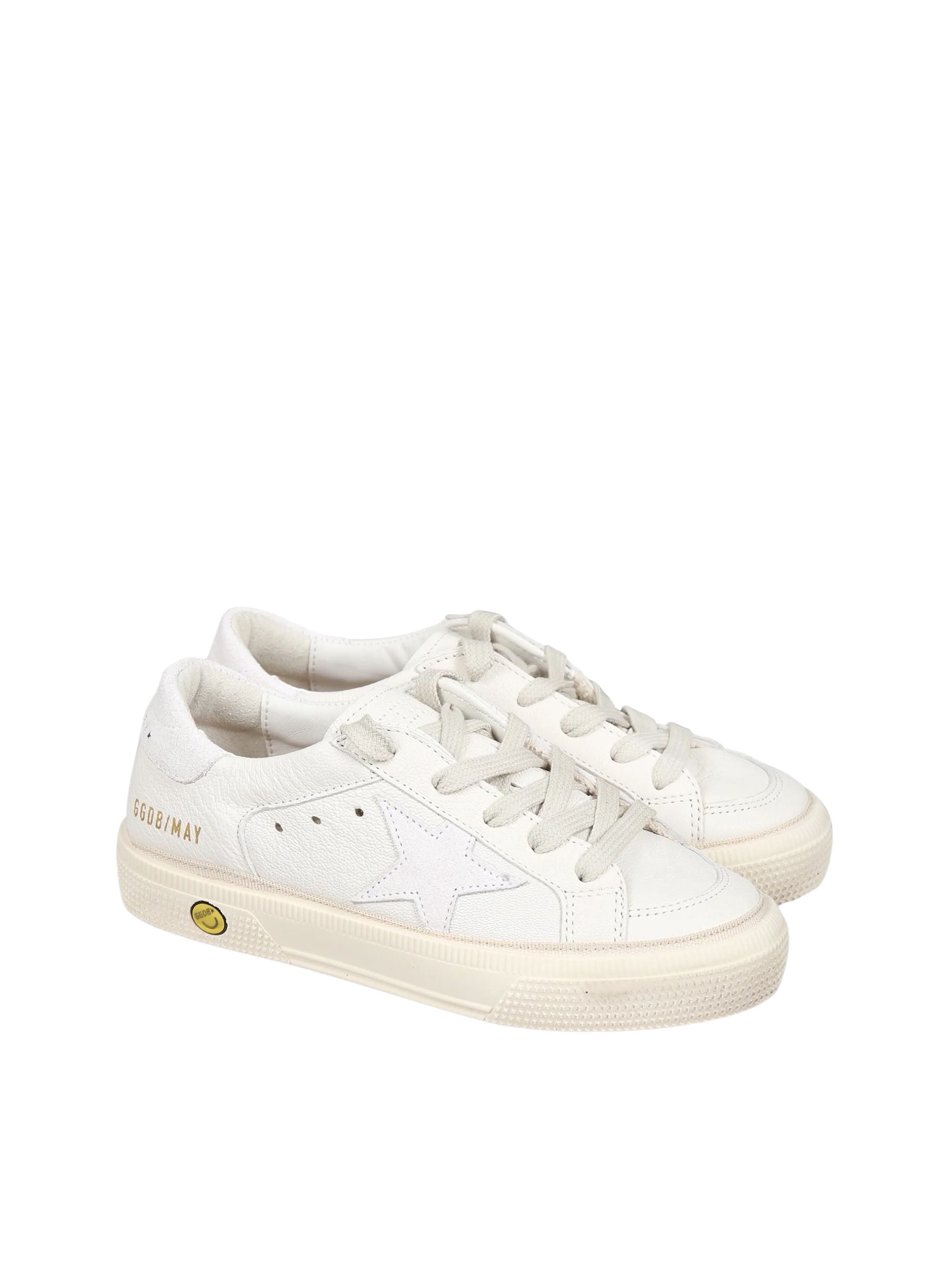 GOLDEN GOOSE KIDS Mini Suede Star and Heel Sneakers for Girls
