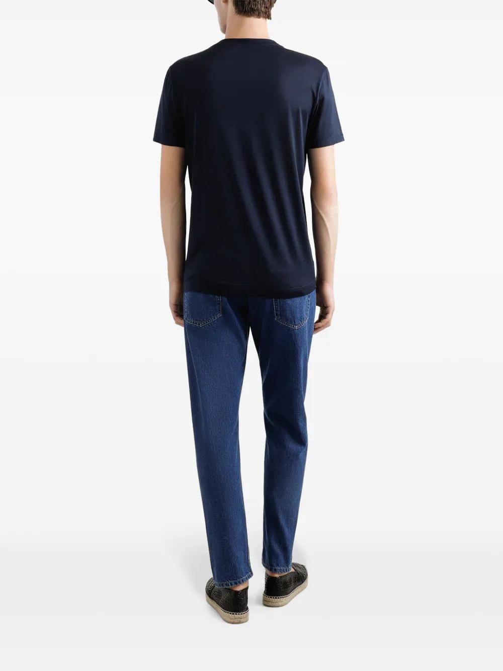 DOLCE & GABBANA Regular Fit Denim Jeans with Logo Tag