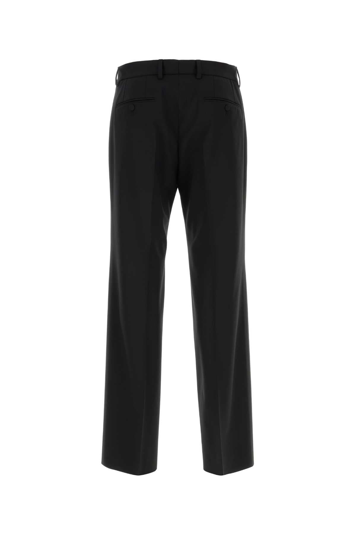DOLCE & GABBANA Men's Stretch Wool Pants - SS24 Collection