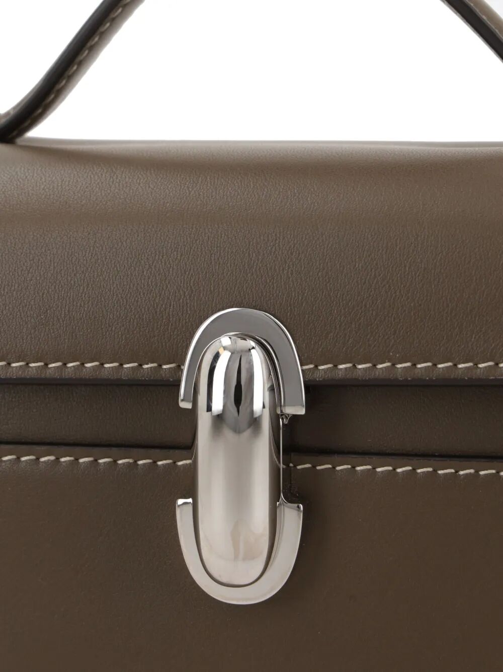 SAVETTE Mini Symmetry Leather Pochette