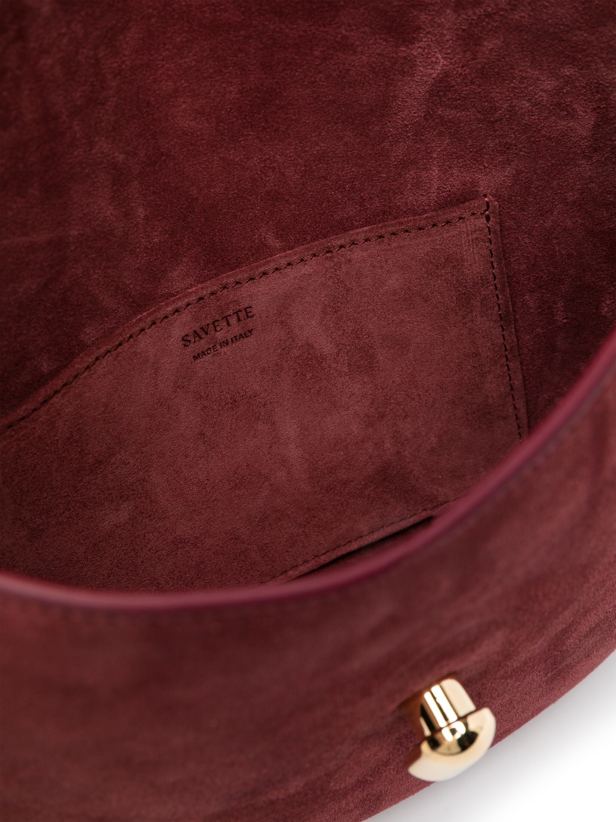 SAVETTE Mini Suede Hobo Handbag