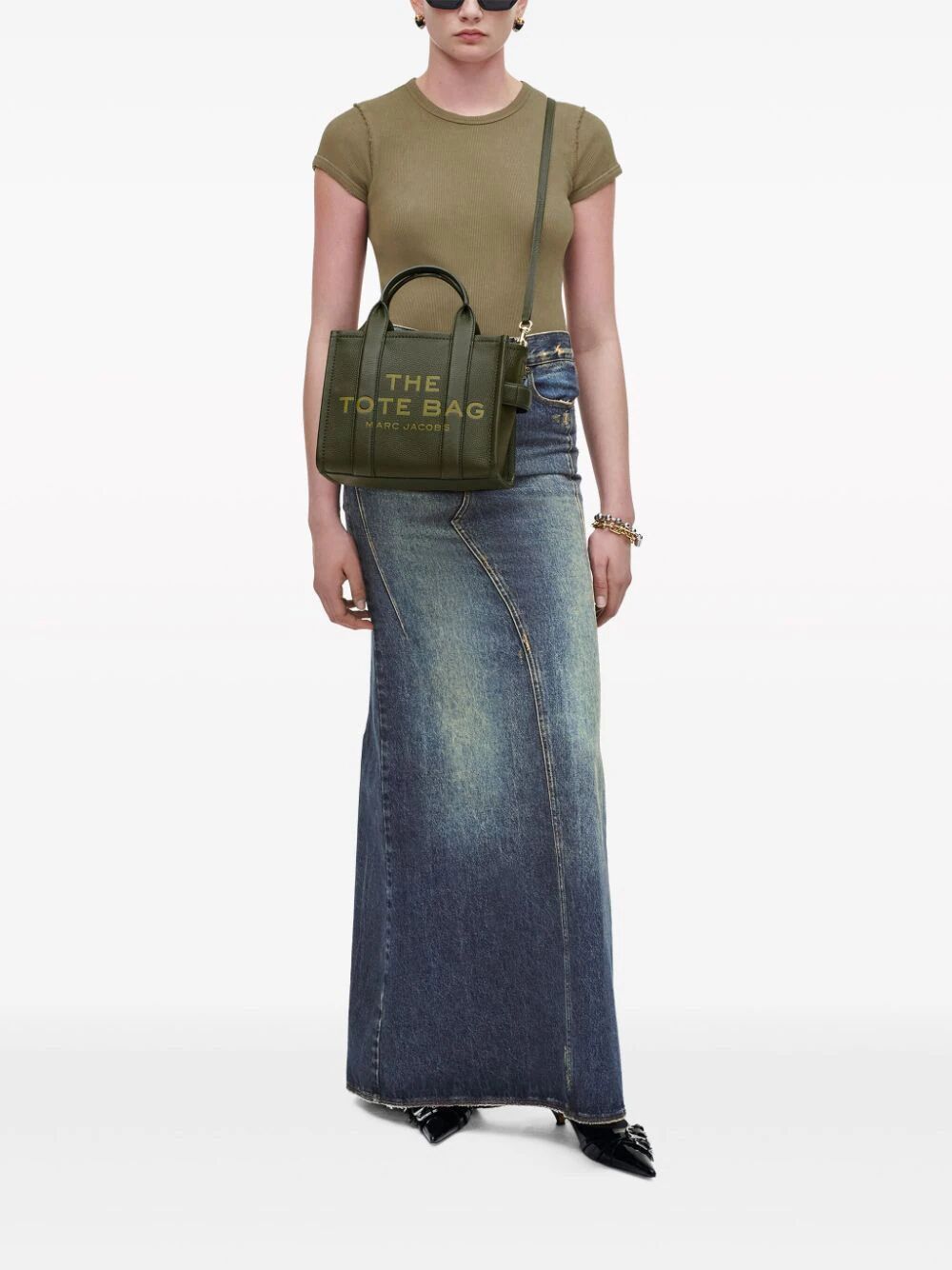 MARC JACOBS Mini Leather Tote Handbag