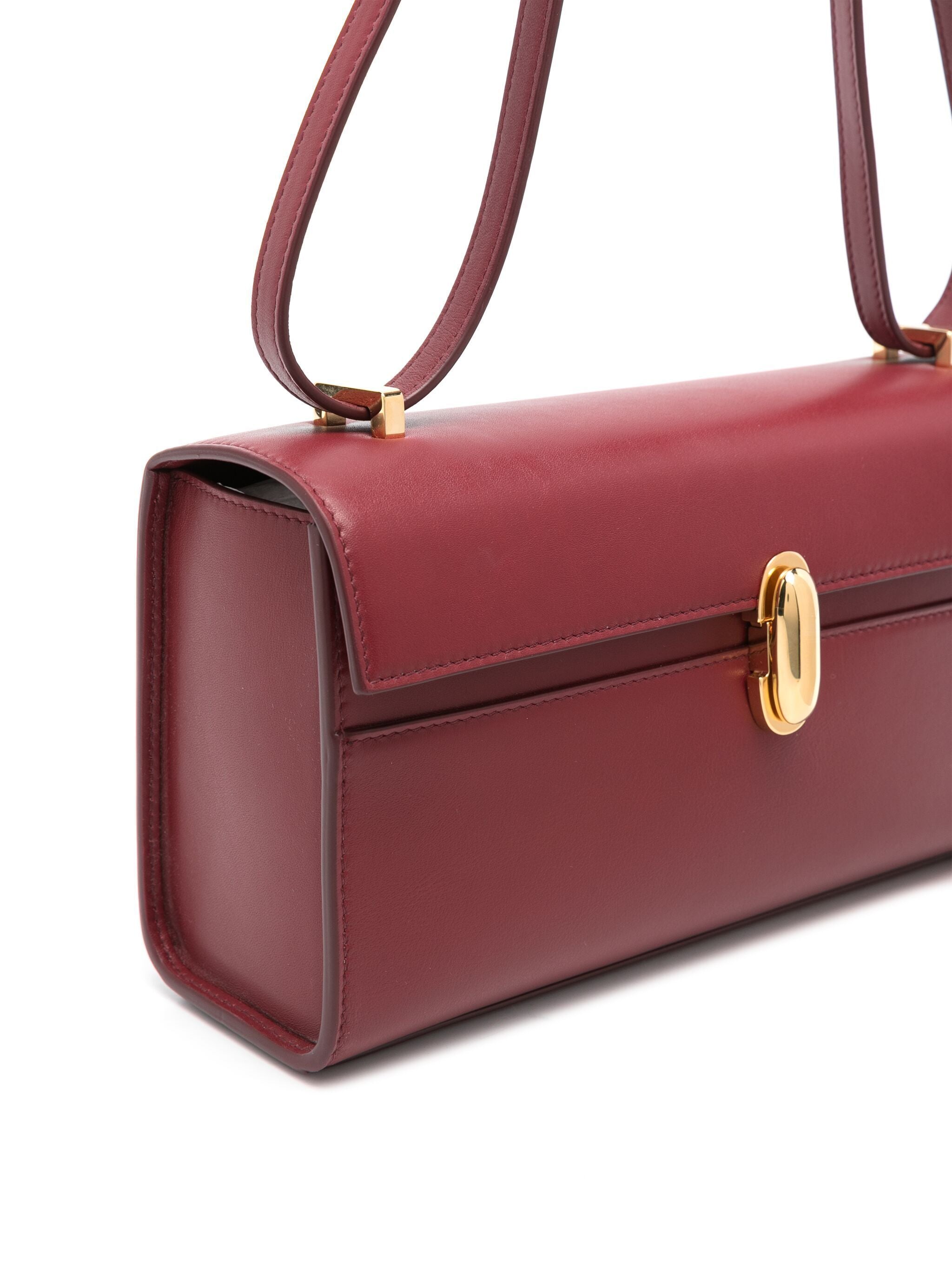 SAVETTE Mini Smooth Leather Handbag 26"