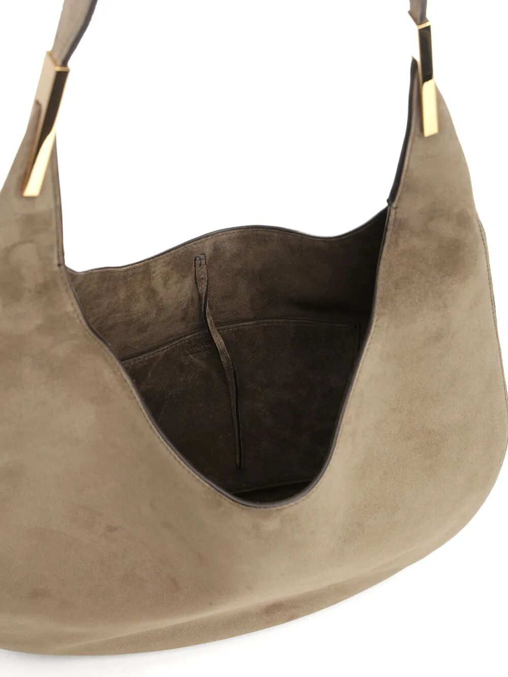 SAVETTE The Florence Mini Suede Hobo Handbag
