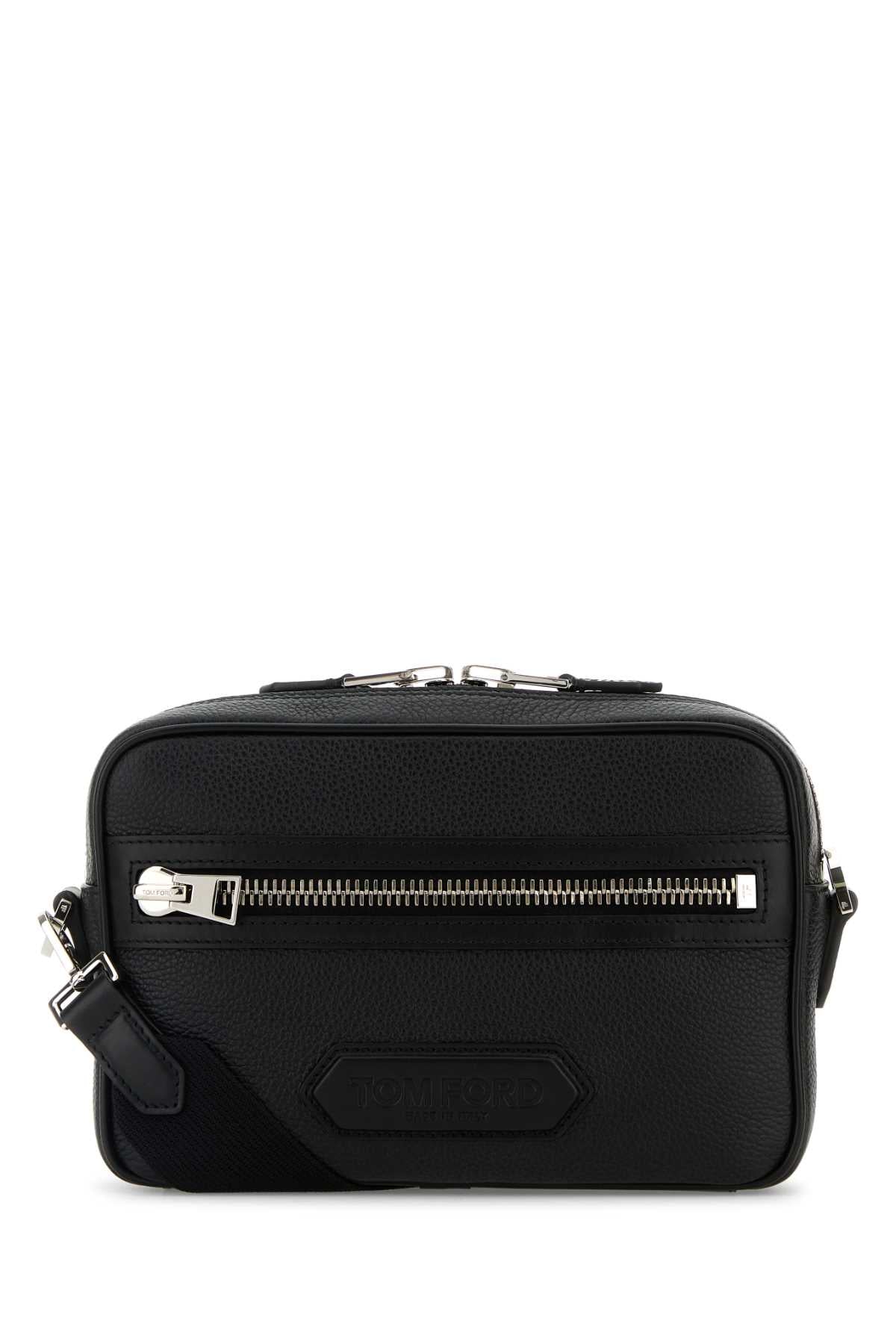 TOM FORD Mini Leather Messenger Crossbody Handbag