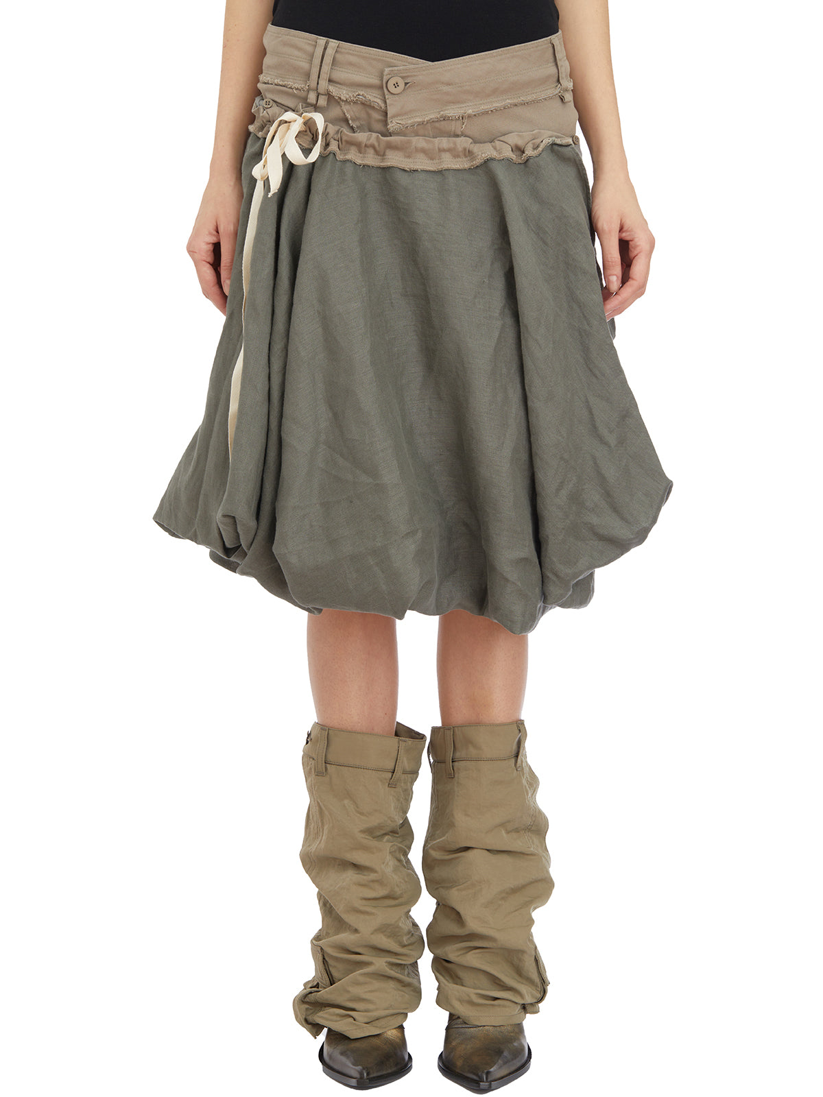 OTTOLINGER Cargo Mini Skirt with Layered Design (Size S)