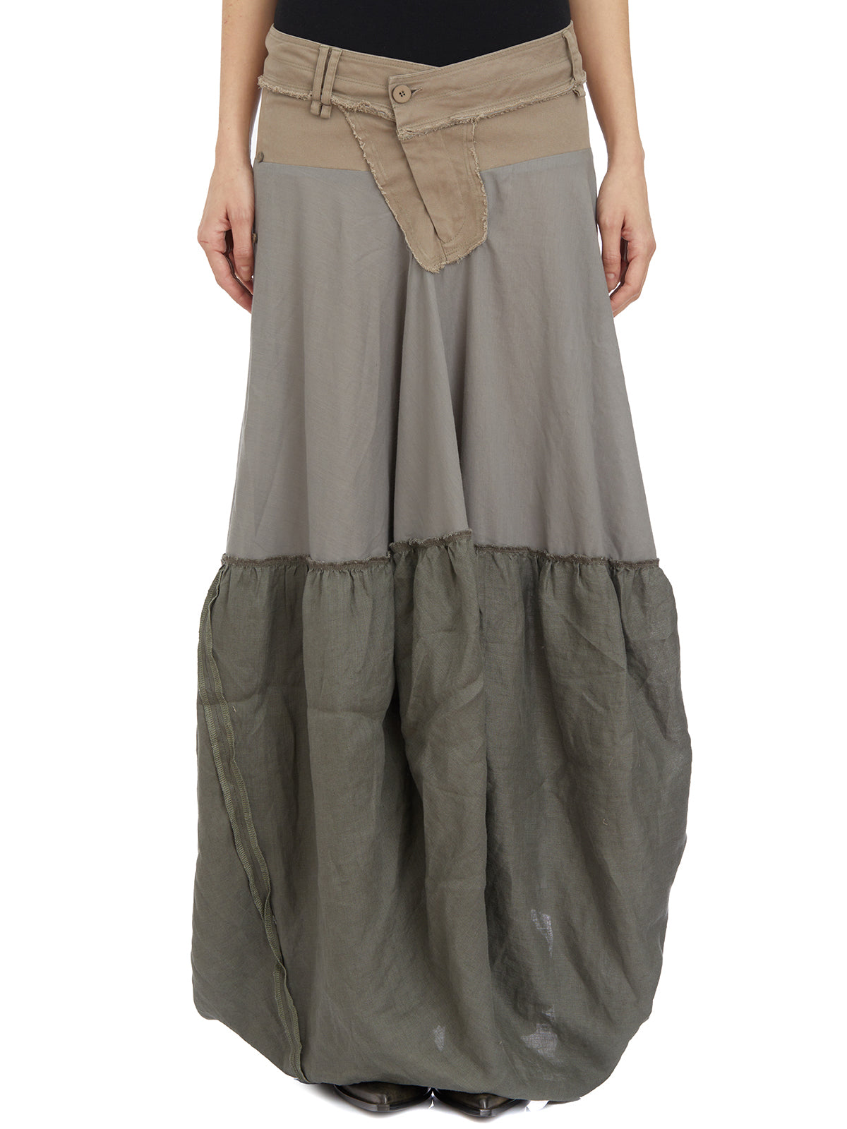 OTTOLINGER Cargo Mini Skirt with Layered Design (Size S)