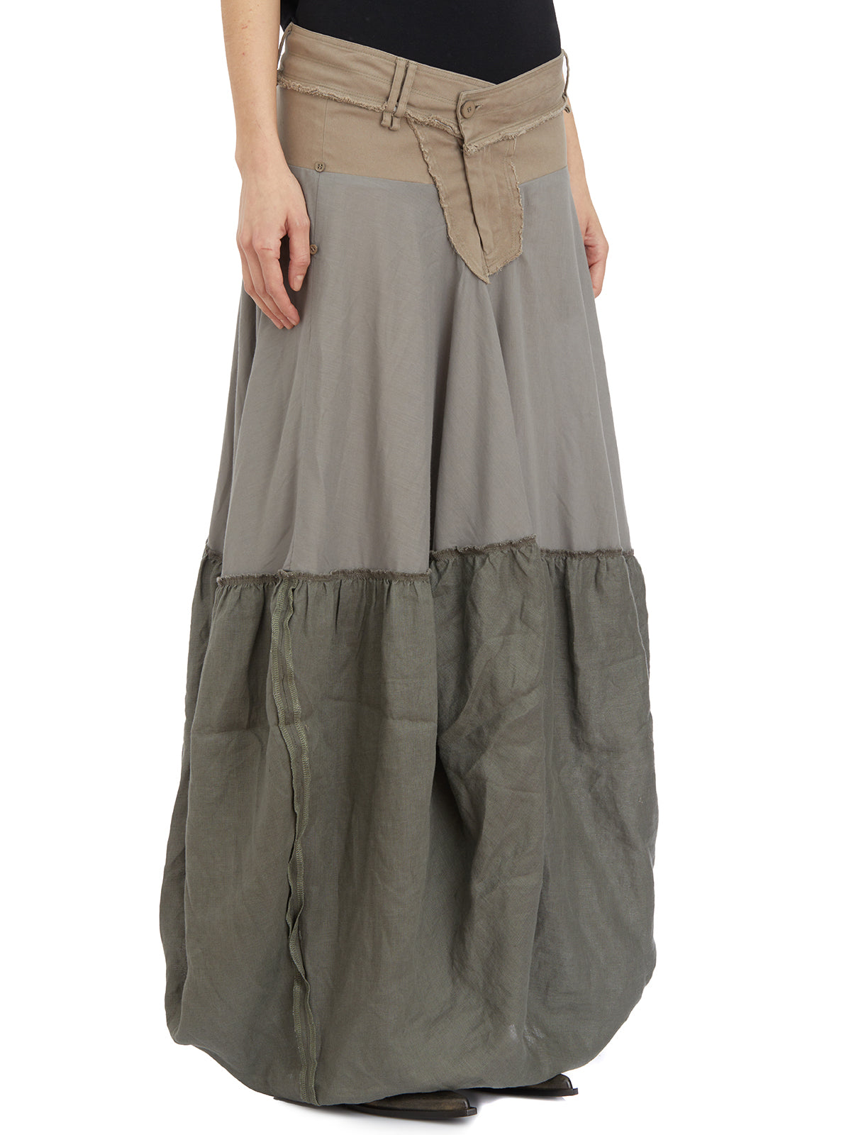 OTTOLINGER Cargo Mini Skirt with Layered Design (Size S)