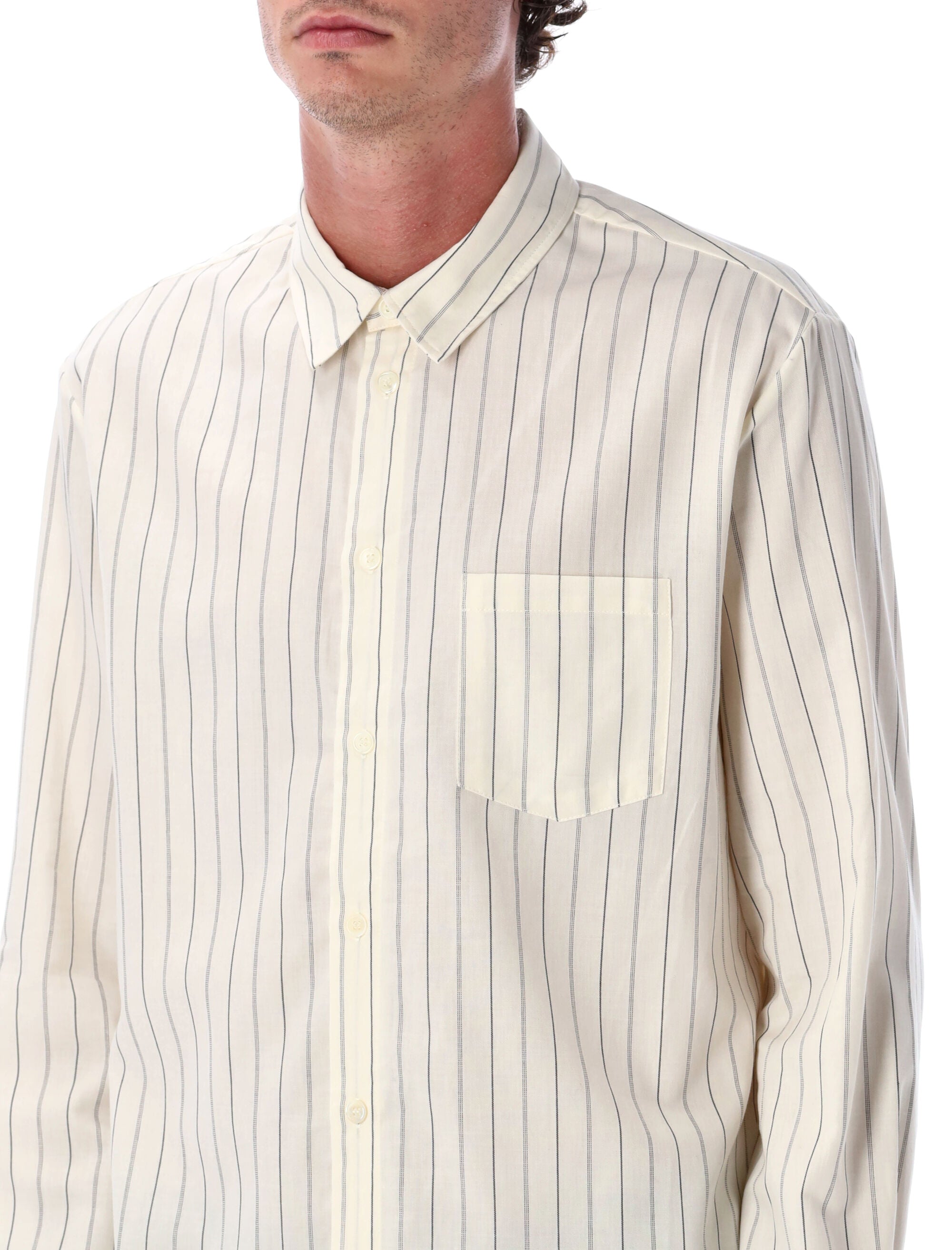 A.P.C. Clément Cotton-Wool Shirt - Men's Large