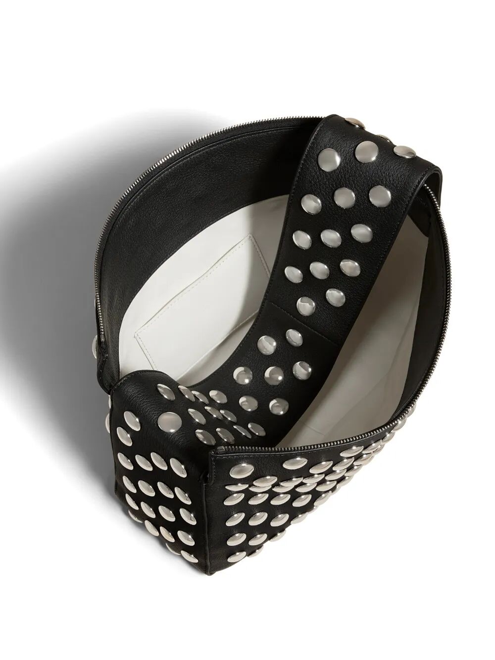 KHAITE Mini Shoulder Handbag with Silver Studs