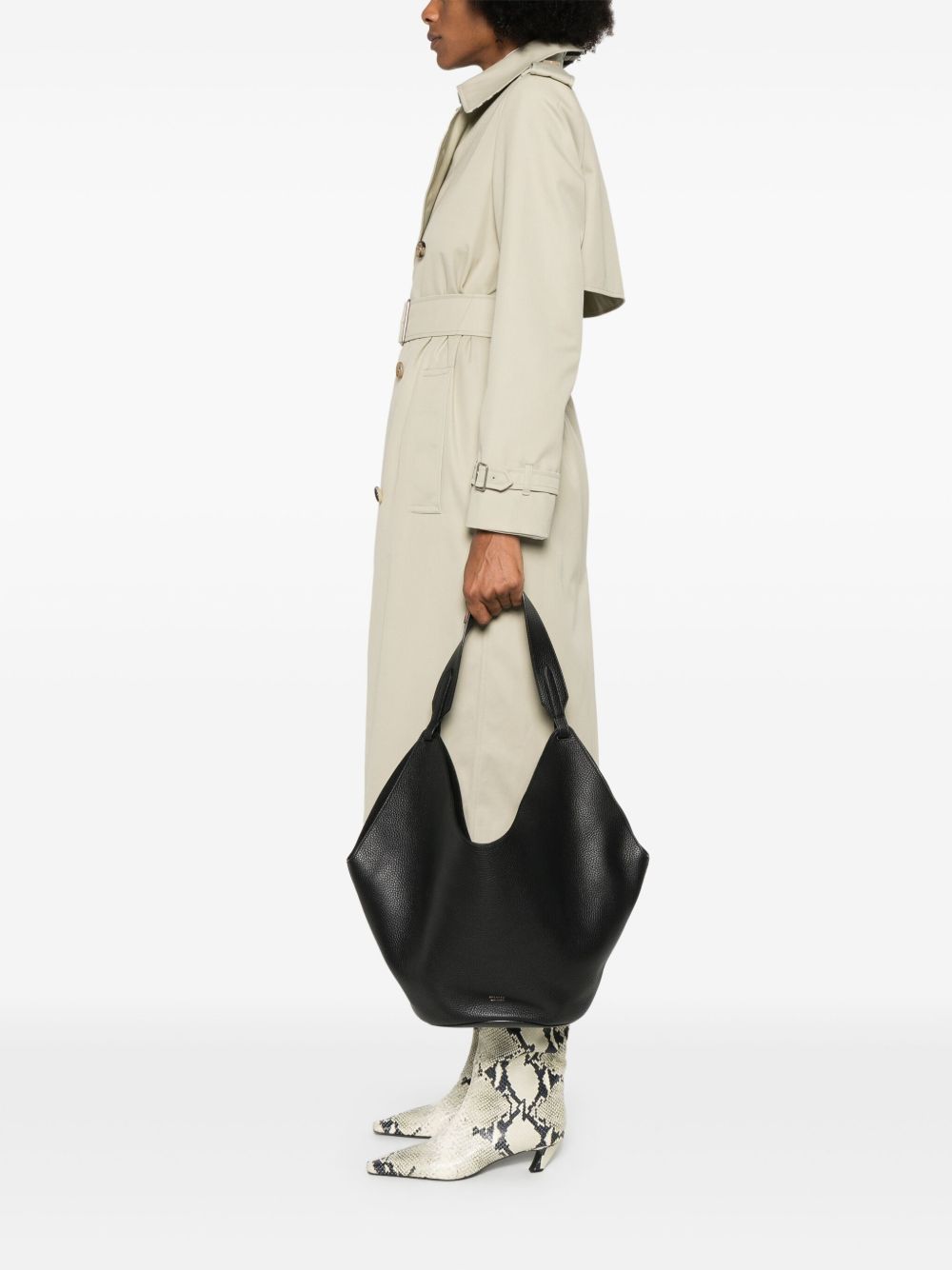 KHAITE Medium Leather Shoulder Handbag