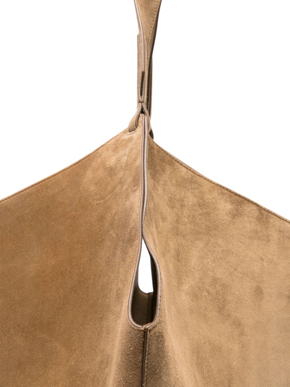 KHAITE Lotus Medium Leather Shoulder Handbag