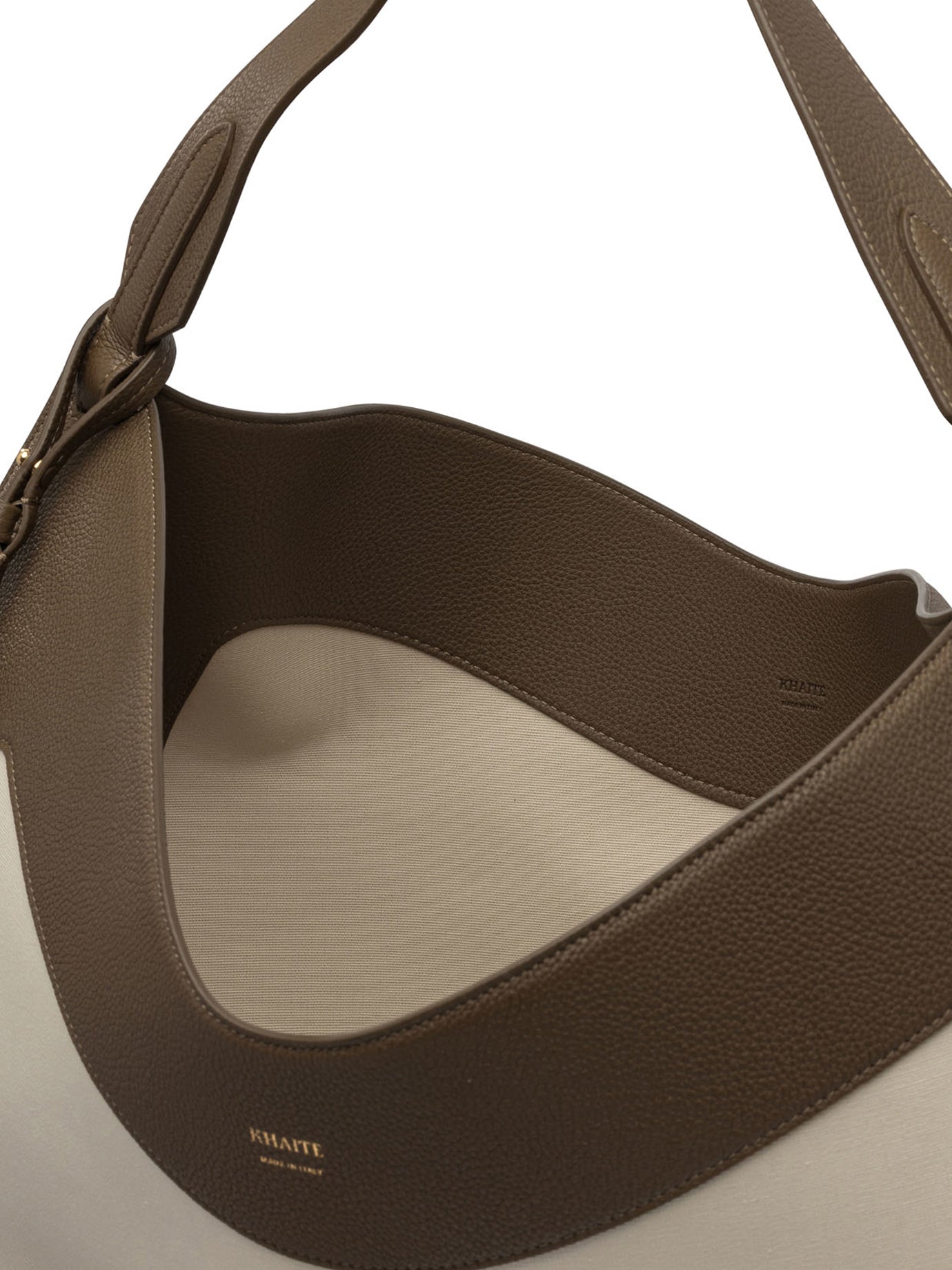 KHAITE Leather Shoulder Handbag 40X56X22 CM