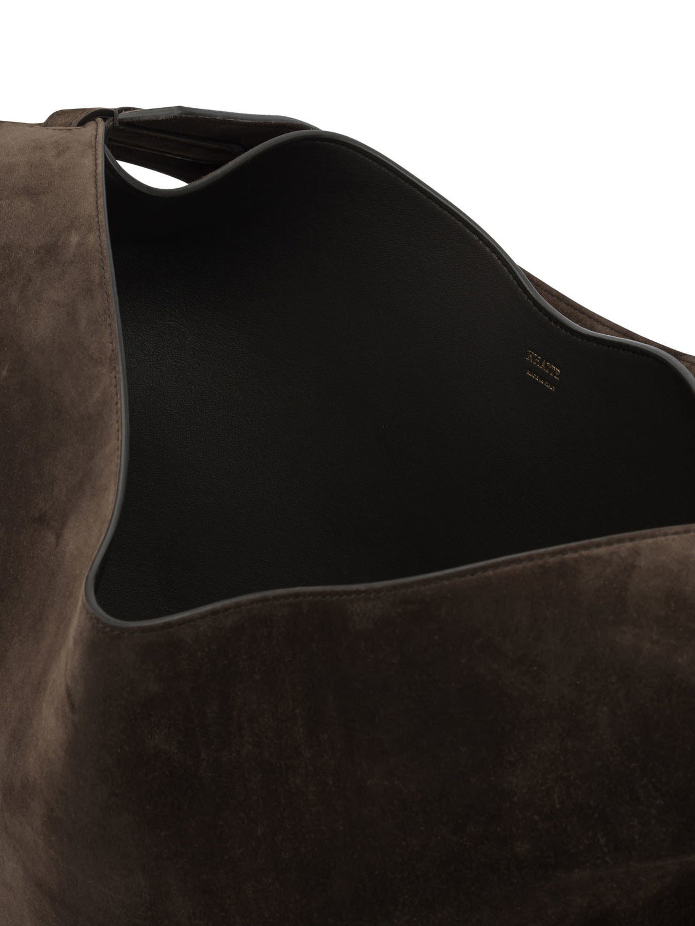 KHAITE Mini Leather Shoulder Tote Handbag