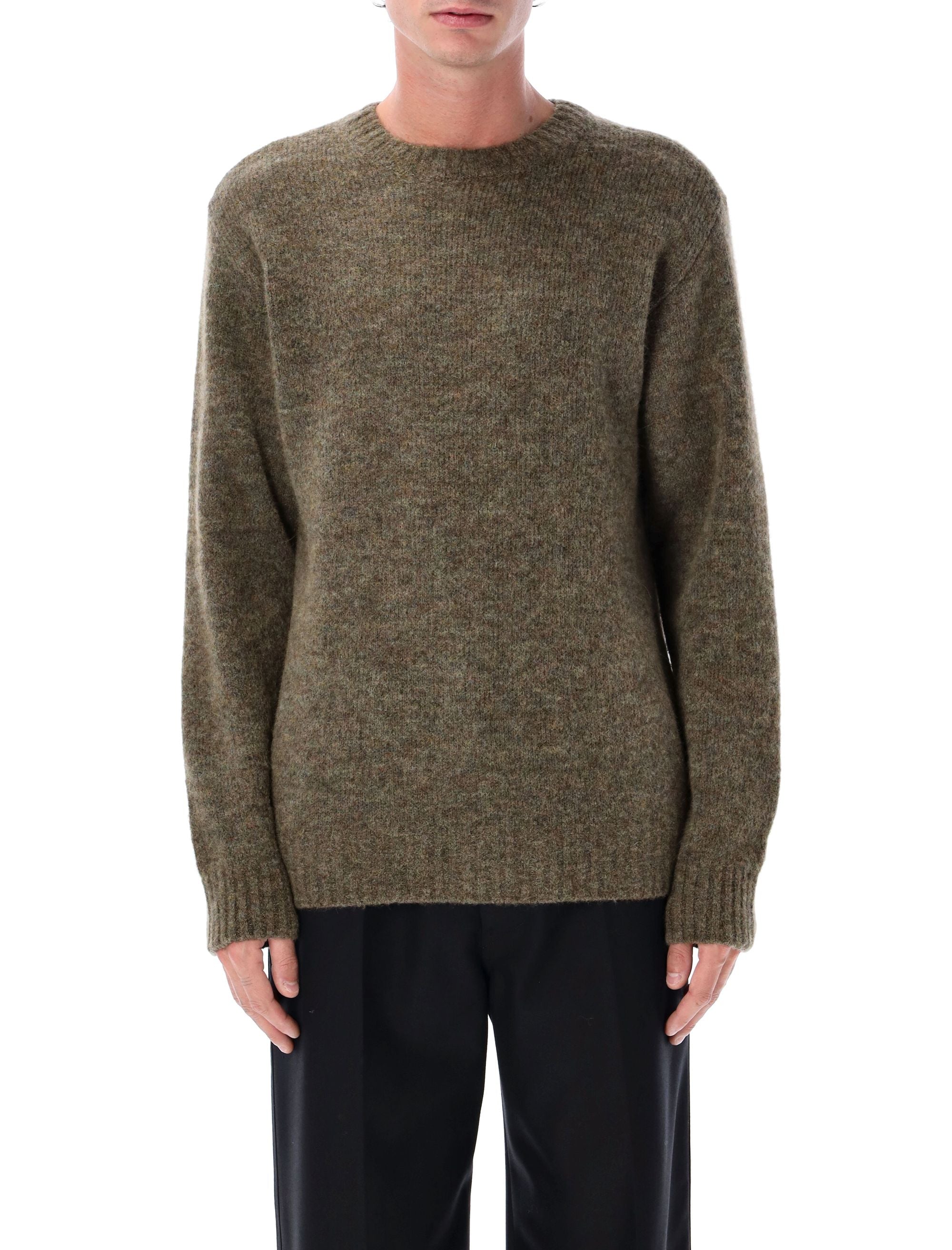 A.P.C. Lucas Alpaca Blend Crew Neck Sweater - Size L