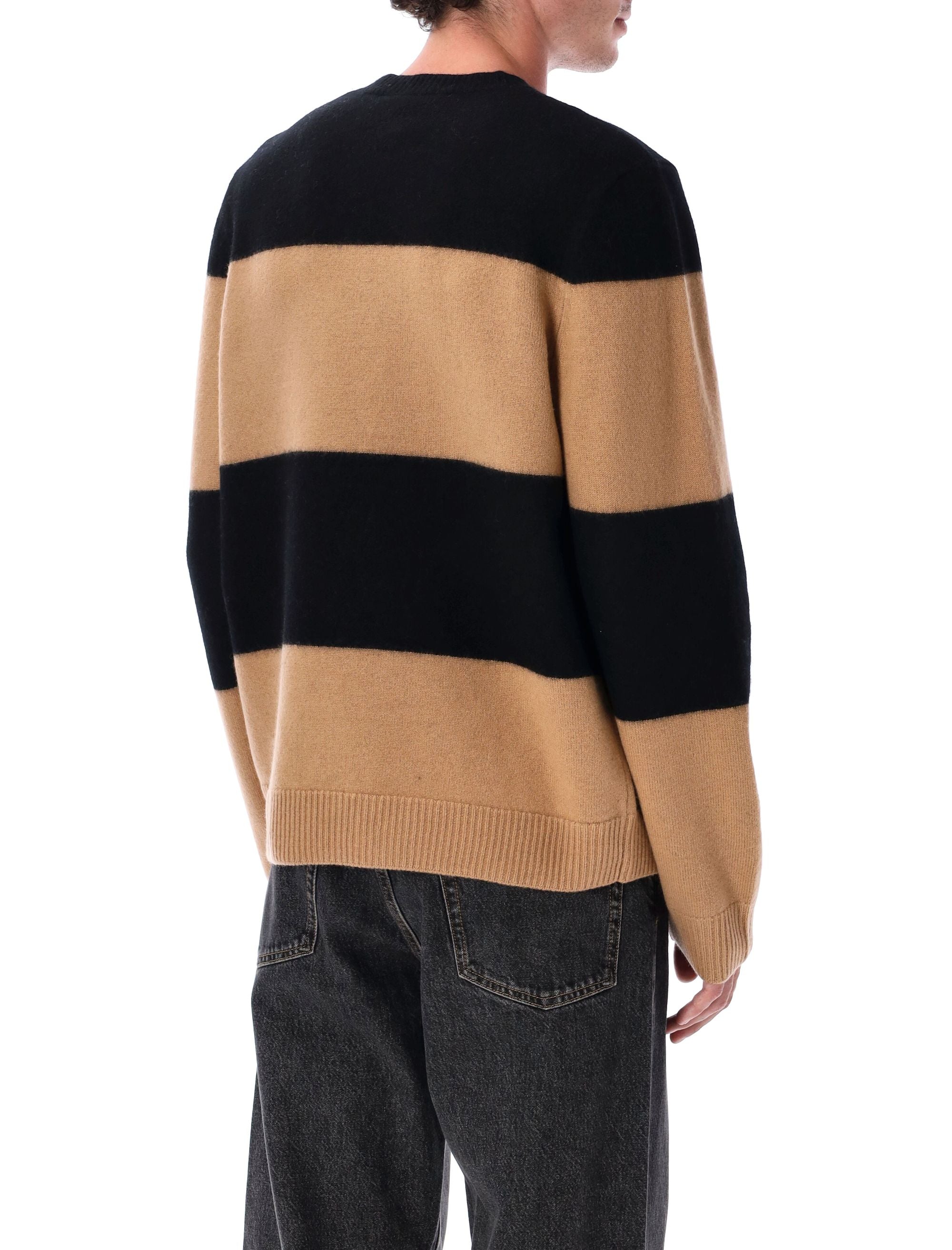 A.P.C. Men's Classic Striped Wool Jumper - Size L