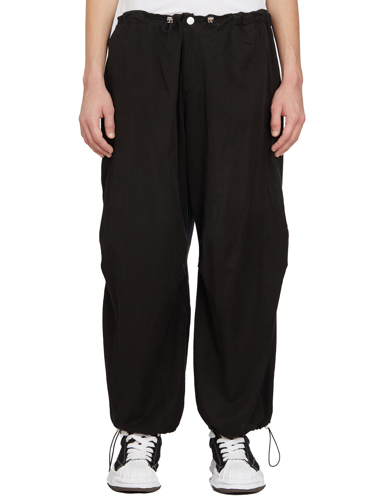 ANDREA YA'AQOV Wide Leg Cotton Pants - Size M