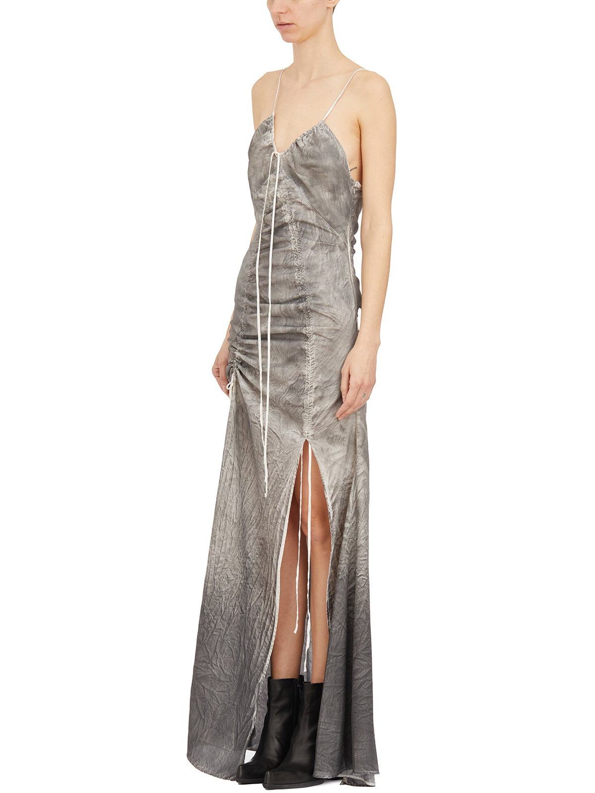 ANDREA YA'AQOV Tailored Maxi Suit with Side Slit